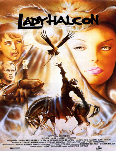 Poster de Ladyhawke (El hechizo de Aquila)