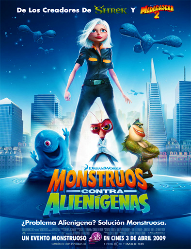 Poster de Monsters vs. Aliens (Monstruos vs. Aliens)