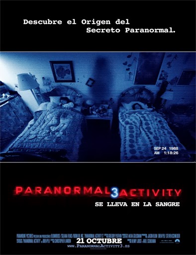 Poster de Paranormal Activity 3 (Actividad paranormal 3)