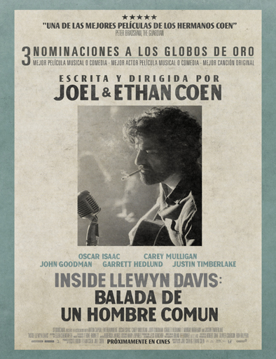 Poster de Inside LLewyn Davis (Balada de un hombre común)