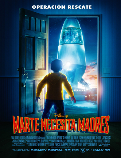 Poster de Mars Needs Moms! (Marte necesita madres)