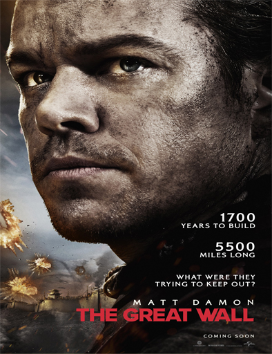 Poster de The great wall (La gran muralla)