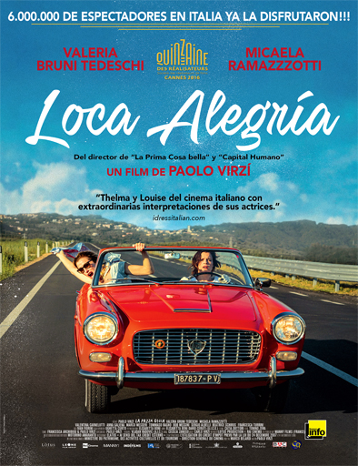 Poster de La pazza gioia (Loca alegría)