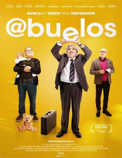 Poster de @buelos, nunca es tarde para emprender