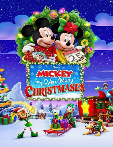 Poster de Mickey y un montón de navidades